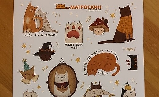 Стикерпак с волшебными котиками!